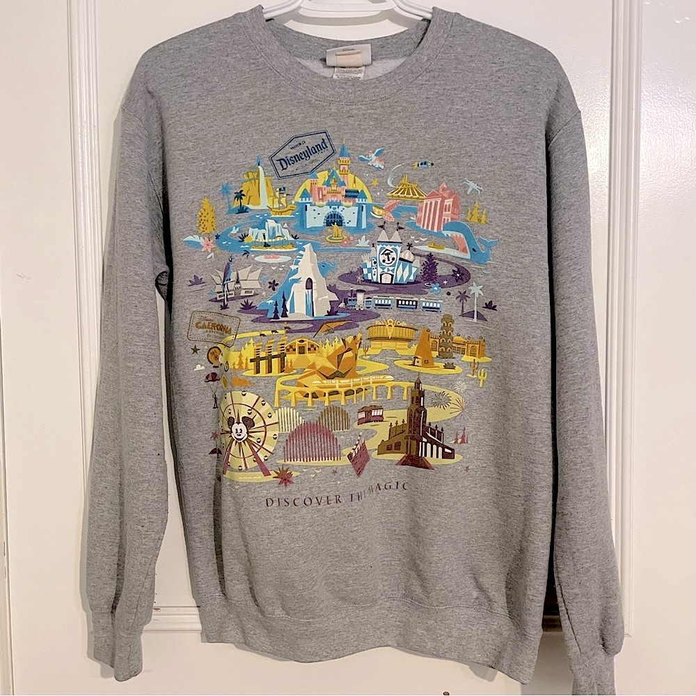 Y2K Disneyland California Adventure Crewneck Sweater